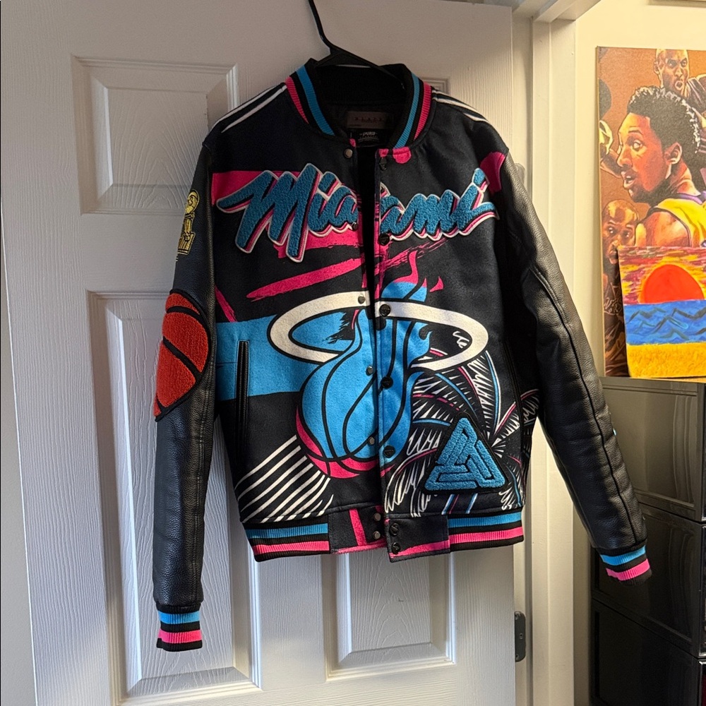 Miami Graphic Varsity Jacket